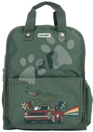 Iskolai hátizsák Backpack Amsterdam Large Race Dino Jack Piers nagy ergonomikus luxus kivitel 6 évtől  36*29*13 cm gyerek játék webáruház - játék rendelés online