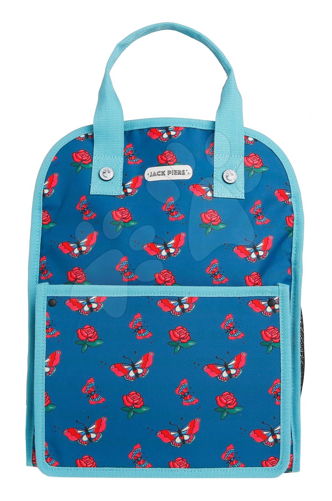 Iskolai hátizsák Backpack Amsterdam Large Rose Garden Jack Piers nagy ergonomikus luxus kivitelezés 6 évtől 30*39*16 cm gyerek játék webáruház - játék rendelés online