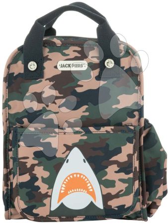 Iskolai hátizsák Backpack Amsterdam Small Camo Shark Jack Piers kicsi ergonomikus luxus kivitel 2 évtől  23*28*11 cm gyerek játék webáruház - játék rendelés online