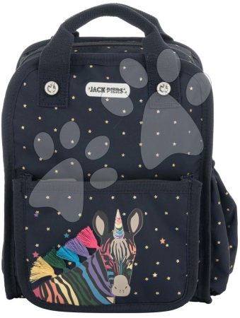 Iskolai hátizsák Backpack Amsterdam Small Zebra Jack Piers kicsi ergonomikus luxus kivitel 2 évtől  23*28*11 cm gyerek játék webáruház - játék rendelés online