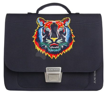 Iskolai aktatáska Classic It bag Classic Mini Tiger Navy Jeune Premier ergonomikus luxus kivitel 27*32 cm gyerek játék webáruház - játék rendelés online