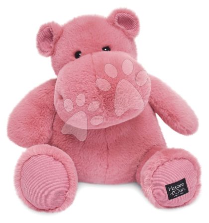 Plüss víziló Hip' Fun Hippo Exotique Histoire d’ Ours rózsaszín 40 cm 0 hó-tól gyerek játék webáruház - játék rendelés online