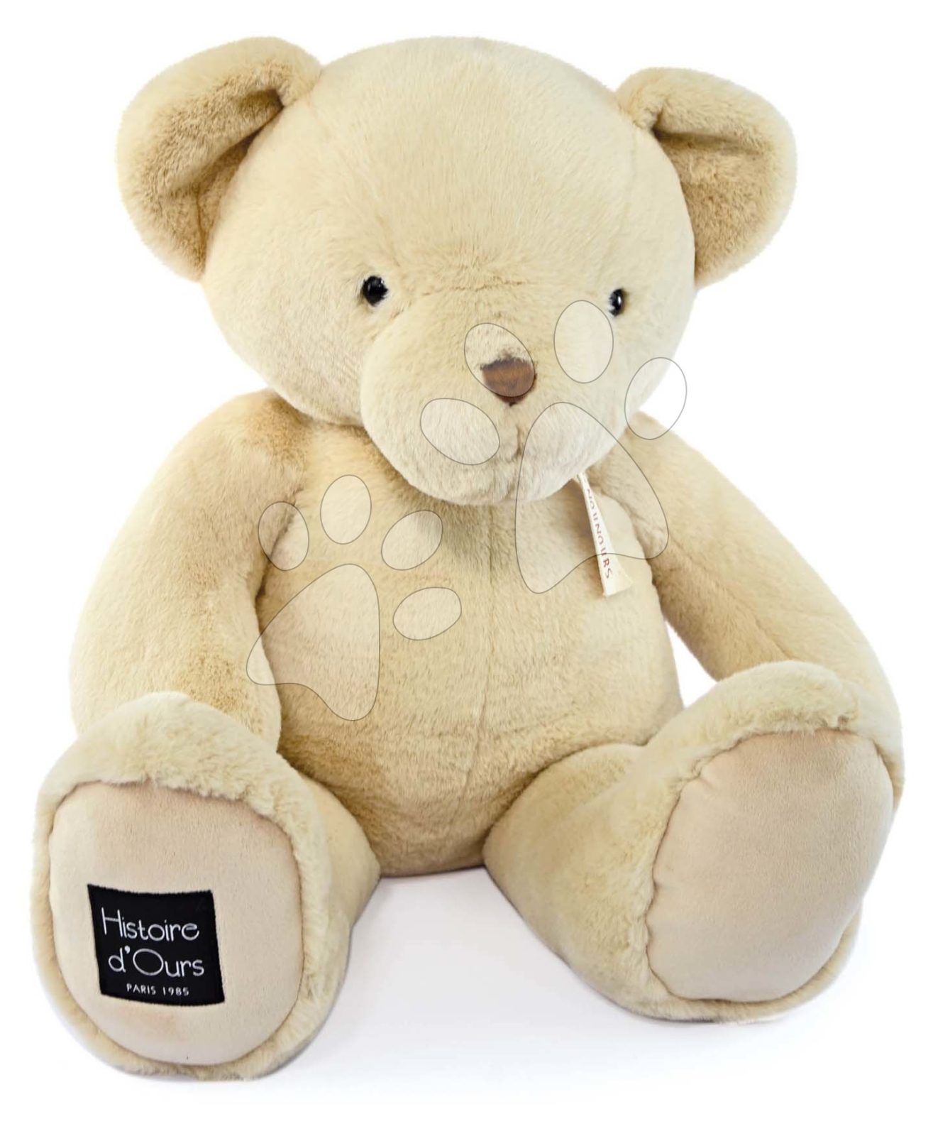 Plüss mackó Vanilla Le Nounours Histoire d’ Ours bézs 75 cm 0 hó-tól gyerek játék webáruház - játék rendelés online