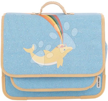 Iskolai aktatáska Schoolbag Paris Large Dolphin Jack Piers ergonomikus luxus kivitel 6 évtől 38*32*15 cm gyerek játék webáruház - játék rendelés online