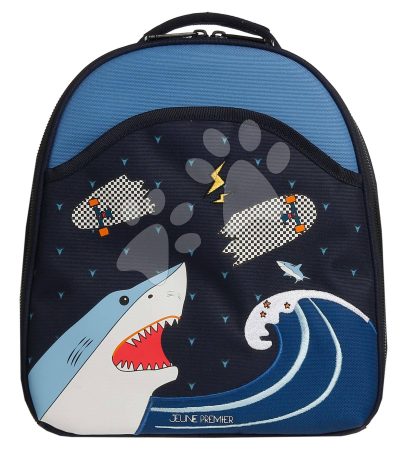 Iskolai hátizsák Backpack Ralphie Sharkie Jeune Premier ergonomikus luxus kivitel 31*27 cm gyerek játék webáruház - játék rendelés online