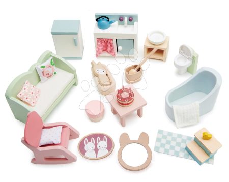 Fa bútorok Countryside Furniture Set Tender Leaf Toys vidéki babaházba gyerek játék webáruház - játék rendelés online