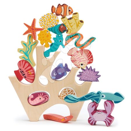 Fa korallzátony Stacking Coral Reef Tender Leaf Toys 18 hallal és tengeri élőlényekkel 18 hó-tól gyerek játék webáruház - játék rendelés online