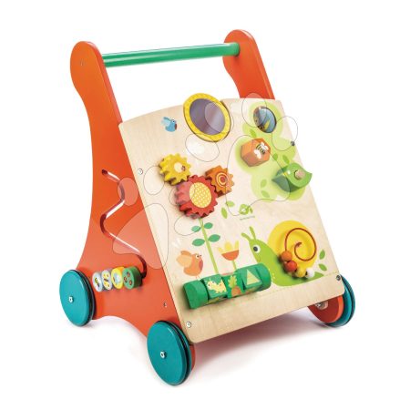 Fa járássegítő kert Baby Activity Walker Tender Leaf Toys különböző funkciókkal és kockákkal 18 hó-tól gyerek játék webáruház - játék rendelés online