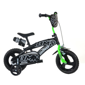 Játék webáruház - 12" kerékpár - BMX - fekete /zöld online gyerekjáték rendelés Sport és Fitness - Gyerek kerékpár