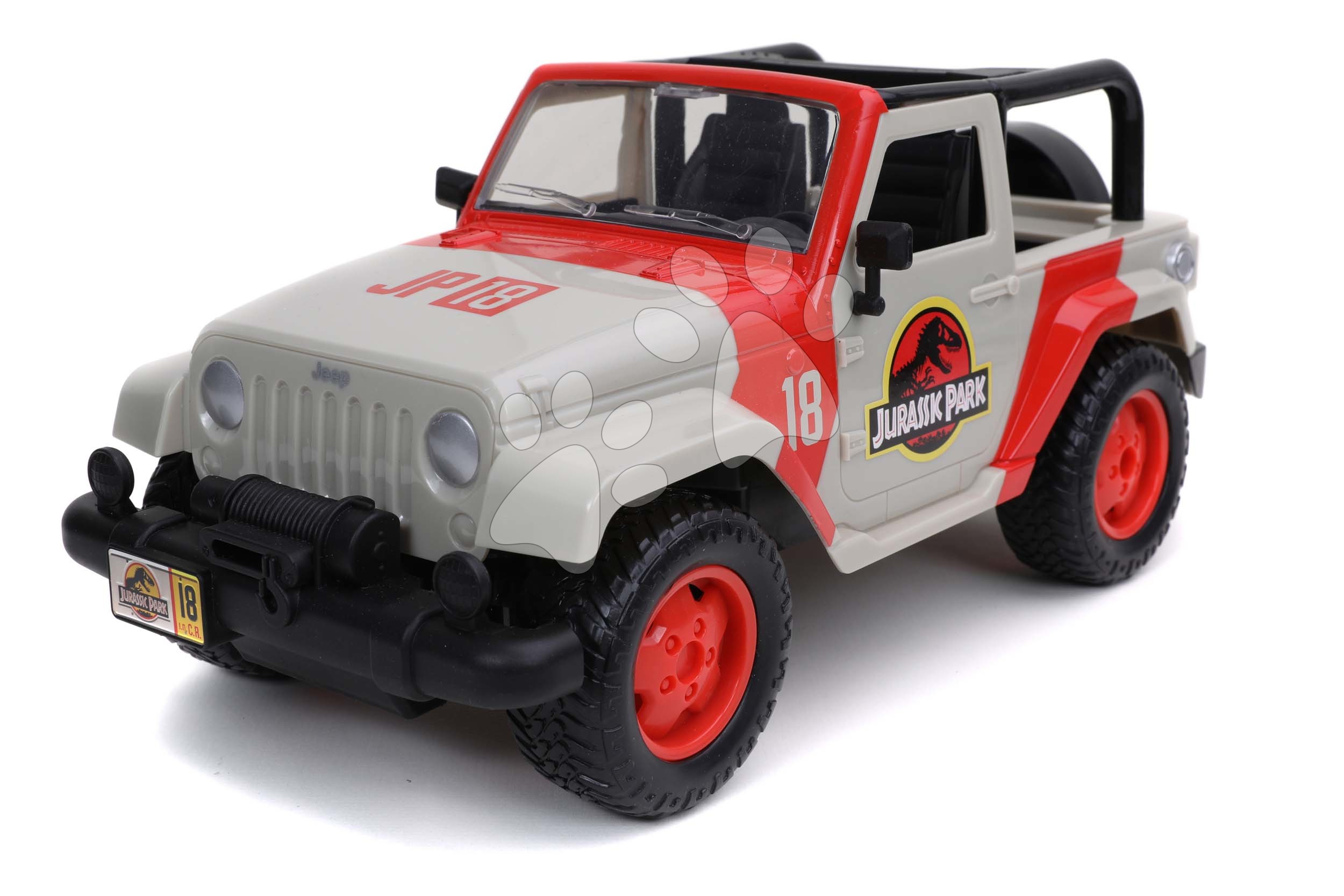 Távirányítós kisautó RC Jeep Wrangler Jurassic World Jada terepjáró hossza 30 cm 1:16 6 évtől gyerek játék webáruház - játék rendelés online