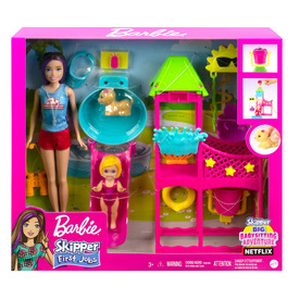 Játék webáruház - Barbie Skipper first jobs - vízipark játékszett online gyerekjáték rendelés Játékbaba - Játékbaba