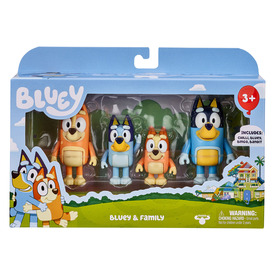 Játék webáruház - Bluey Család Figura Szett 4db online gyerekjáték rendelés Akcióhős