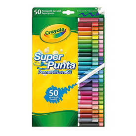 Játék webáruház - Crayola Kimosható vékony-vastag filctoll 50db online gyerekjáték rendelés Kreatív hobbi - Kifestő