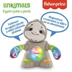 Játék webáruház - Fisher-Price Linkimals Lomha lajhár online gyerekjáték rendelés Babáknak szóló játék - Készségfejlesztő játék gyerekeknek