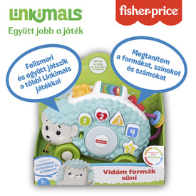 Játék webáruház - Fisher-Price Linkimals vidám formák süni online gyerekjáték rendelés Babáknak szóló játék - Készségfejlesztő játék gyerekeknek