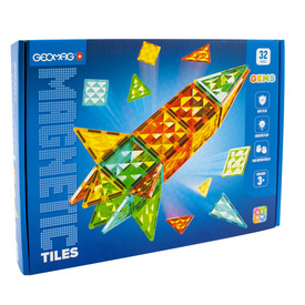 Játék webáruház - Geomag Magnetic Tiles Gems 32 Rocket online gyerekjáték rendelés Mágneses építőjáték - Mágneses építőjáték