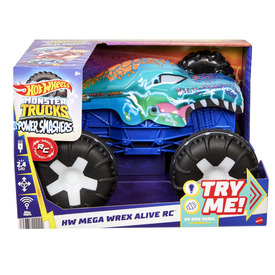 Játék webáruház - Hot wheels Monster Trucks távirányítós interaktív mega wrex online gyerekjáték rendelés Játékautó és jármű - Játékautó és jármű