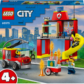 Játék webáruház - LEGO City 60375 Tűzoltóállomás és tűzoltóautó online gyerekjáték rendelés Játék - LEGO