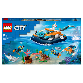 Játék webáruház - LEGO City 60377 Felfedező búvárhajó online gyerekjáték rendelés Játék - LEGO