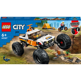 Játék webáruház - LEGO City 60387 4x4-es terepjáró kalandok online gyerekjáték rendelés Játék - LEGO