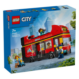 Játék webáruház - LEGO City 60407 Piros emeletes turistabusz online gyerekjáték rendelés Játék - LEGO