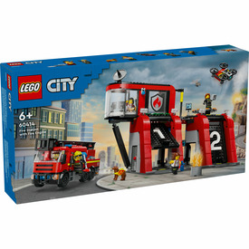 Játék webáruház - LEGO City Fire 60414 Tűzoltóállomás és tűzoltóautó online gyerekjáték rendelés Játék - LEGO