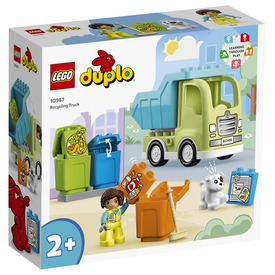 Játék webáruház - LEGO DUPLO Town 10987 Szelektív kukásautó online gyerekjáték rendelés Játék - LEGO