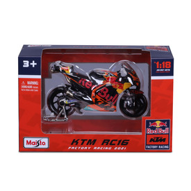 Játék webáruház - Maisto 1 /18 GP Racing - Red Bull KTM Factory Racing 2021 motor online gyerekjáték rendelés Játékautó és jármű - Játékautó és jármű