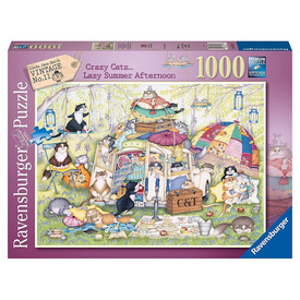 Játék webáruház - Puzzle 1000 db - Bolondos macskák online gyerekjáték rendelés Puzzle - Puzzle