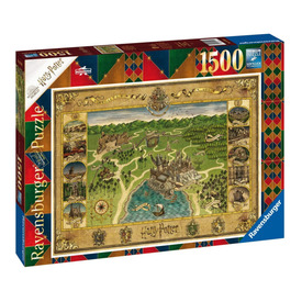 Játék webáruház - Puzzle 1500 db - Roxfort térképe online gyerekjáték rendelés Puzzle - Puzzle