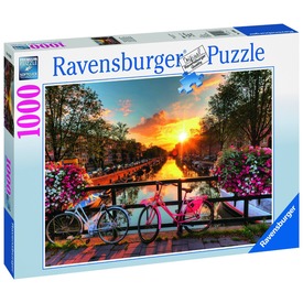 Játék webáruház - Ravensburger: Amszterdami bicikli túra 1000 darabos puzzle online gyerekjáték rendelés Puzzle - Puzzle