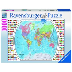 Játék webáruház - Ravensburger Politikai világtérkép 1000 db puzzle online gyerekjáték rendelés Puzzle - Puzzle