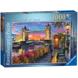 Játék webáruház - Ravensburger: Puzzle 1 000 db - Tower Bridge naplementében online gyerekjáték rendelés Puzzle - Puzzle