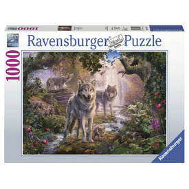 Játék webáruház - Ravensburger: Puzzle 1000 db - Farkascsalád nyáron online gyerekjáték rendelés Puzzle - Puzzle