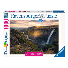 Játék webáruház - Ravensburger Puzzle 1000 db - Haifoss vízesés