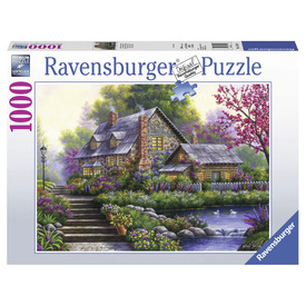 Játék webáruház - Ravensburger: Puzzle 1000 db - Romantikus kis ház online gyerekjáték rendelés Puzzle - Puzzle