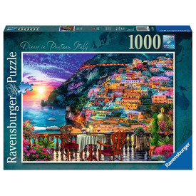 Játék webáruház - Ravensburger Puzzle 1000 db - Vacsora Positanóban online gyerekjáték rendelés Puzzle - Puzzle