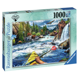 Játék webáruház - Ravensburger Puzzle 1000 db - White water kajakozás online gyerekjáték rendelés Puzzle - Puzzle