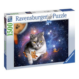 Játék webáruház - Ravensburger Puzzle 1500 db - Macskák az űrben online gyerekjáték rendelés Puzzle - Puzzle