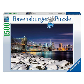 Játék webáruház - Ravensburger Puzzle 1500 db - Tél New yorkban online gyerekjáték rendelés Puzzle - Puzzle