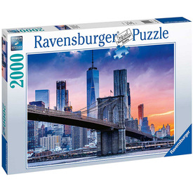 Játék webáruház - Ravensburger Puzzle 2000 db Brooklynból Manhattenbe online gyerekjáték rendelés Puzzle - Puzzle