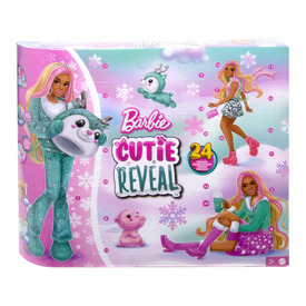 Játék webáruház - Adventi naptár Barbie Cutie Reveal baba kiegészítőkkel online gyerekjáték rendelés Játékbaba - Játékbaba felszerelés