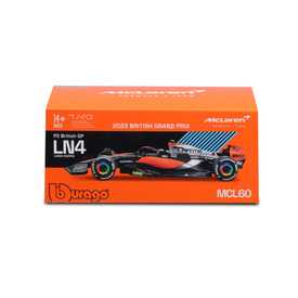 Játék webáruház - Bburago 1 /43 F1 versenyautó - Mclaren MCL60 (With helmet) (#4 (Lando Norris) online gyerekjáték rendelés Játékautó és jármű - Makett