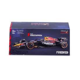 Játék webáruház - Bburago 1 /43 F1 versenyautó - Red Bull RB19 (With helmet) (#1(Max Verstappen) online gyerekjáték rendelés Játékautó és jármű - Makett