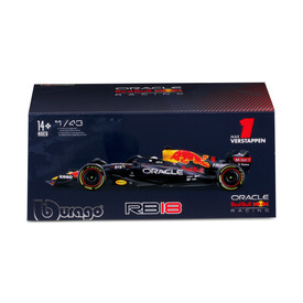 Játék webáruház - Bburago 1 /43 versenyautó - Red Bull versenyautó RB18(with helmet) online gyerekjáték rendelés Játékautó és jármű - Játékautó és jármű