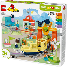 Játék webáruház - LEGO DUPLO Town 10428 Nagy interaktív vonat online gyerekjáték rendelés Játék - LEGO