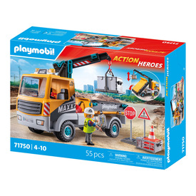 Játék webáruház - Playmobil: Billenőplatós teherautó daruval online gyerekjáték rendelés Playmobil -