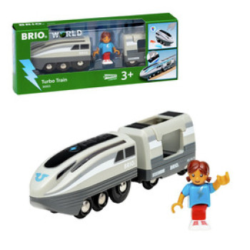 BRIO Turbo train online gyerekjáték rendelés Fajáték - Játékvonat