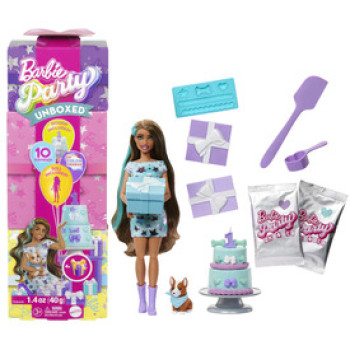 Barbie Party Reveal szett - Corgi online gyerekjáték rendelés Játékbaba - Játékbaba