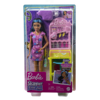 Barbie Skipper firts jobs - ékszerstand online gyerekjáték rendelés Játékbaba - Játékbaba